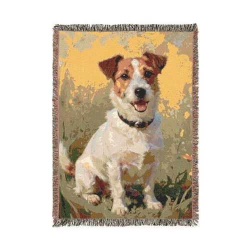Jack russell terrier dog woven - terrier,
